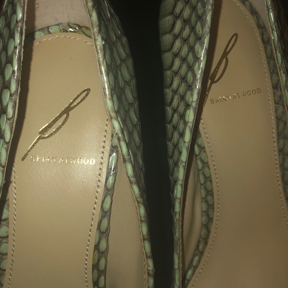 BRIAN ATWOOD Python Playform Pumps - Picture 3 of 4